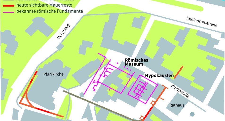 Kastellplan | © Volker Thehos Kastellplan | © Volker Thehos