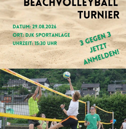 Beachvolleyball-Turnier der DJK Oberwesel | © DJK Oberwesel Beachvolleyball-Turnier der DJK Oberwesel | © DJK Oberwesel