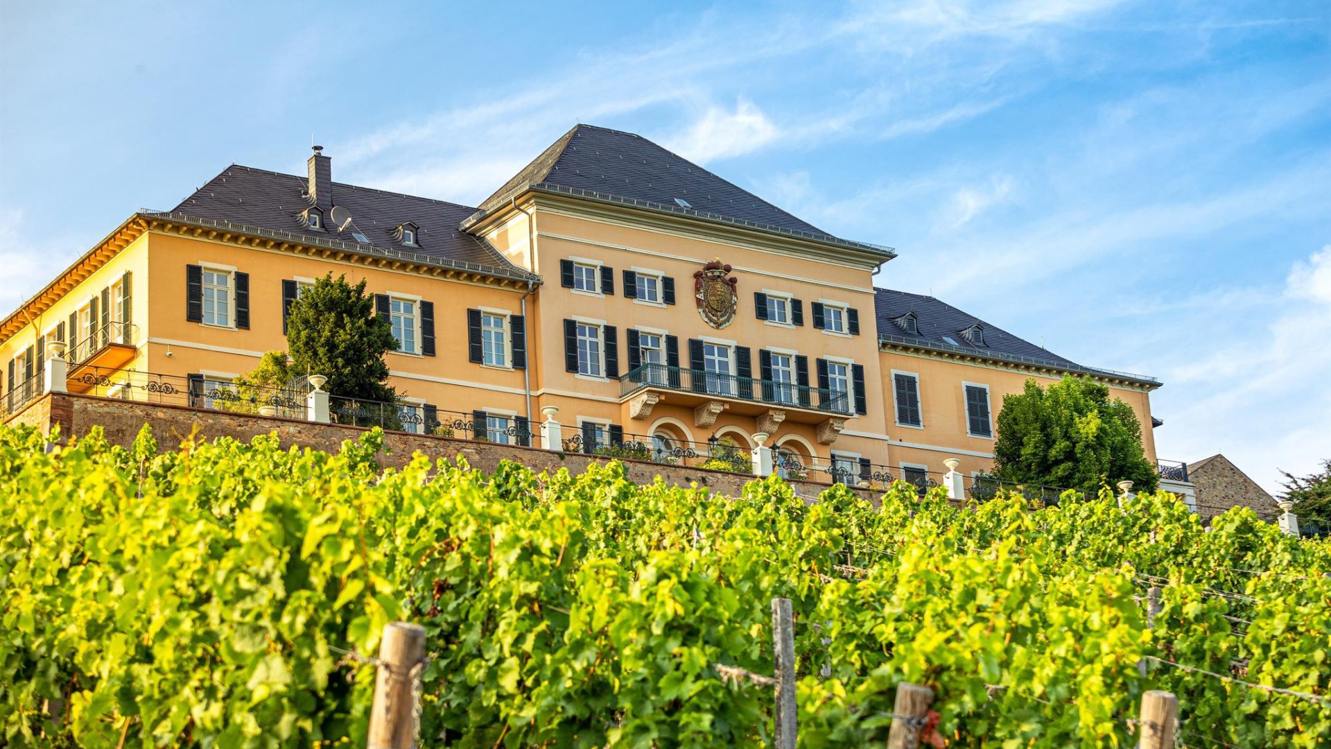 Schloss Johannisberg Geisenheim | © Filmagentur Rheingau, Woody Herner Schloss Johannisberg Geisenheim | © Filmagentur Rheingau, Woody Herner