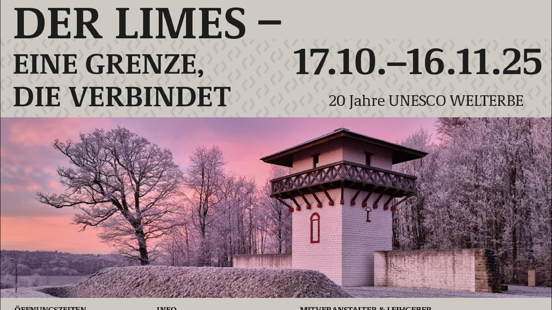 Banner zur Ausstellung | © STADTGALERIE Mennonitenkirche