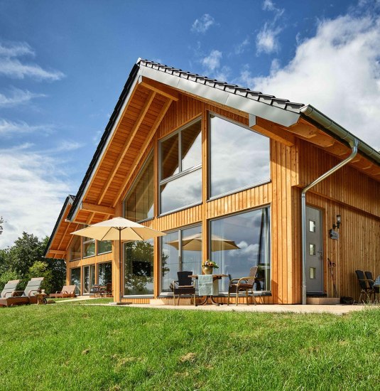Hof_Hardthoehe_RheinblickChalet_Front | © Hof Hardthöhe Hof_Hardthoehe_RheinblickChalet_Front | © Hof Hardthöhe