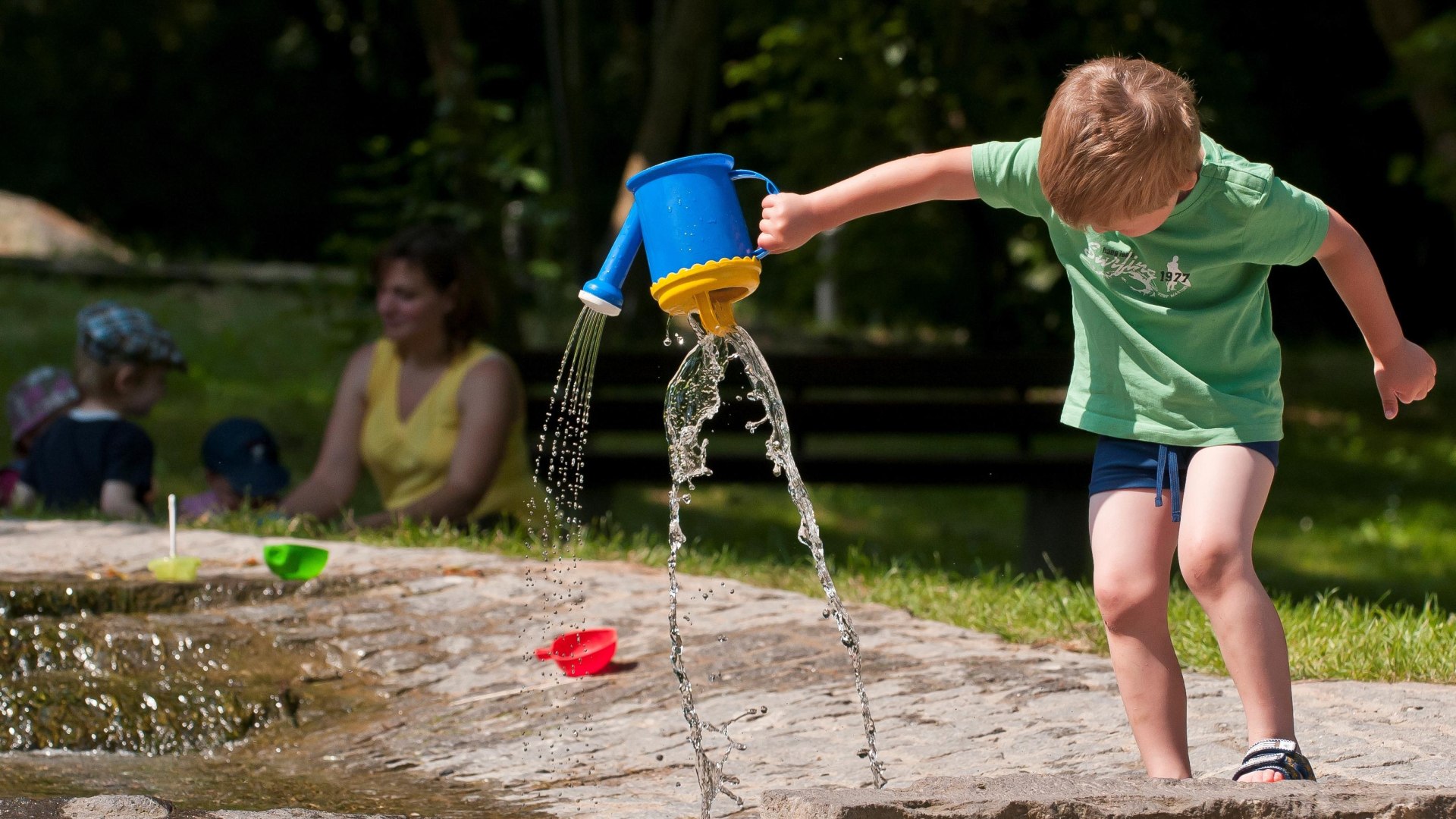 Wasserspielplatz | &copy; &copy;Verbandsgemeinde Wei&szlig;enthurm Klaus Peter Kappes