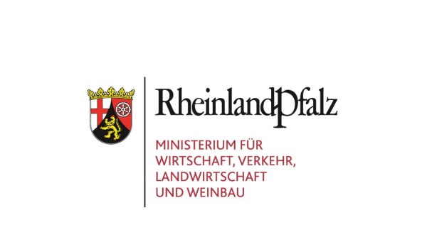 Logo Ministerie van Economische Zaken, Verkeer, Landbouw en Wijnbouw Rijnland-Palts | © Ministerie van Economische Zaken, Verkeer, Landbouw en Wijnbouw van Rijnland-Palts Logo Ministerie van Economische Zaken, Verkeer, Landbouw en Wijnbouw Rijnland-Palts | © Ministerie van Economische Zaken, Verkeer, Landbouw en Wijnbouw van Rijnland-Palts